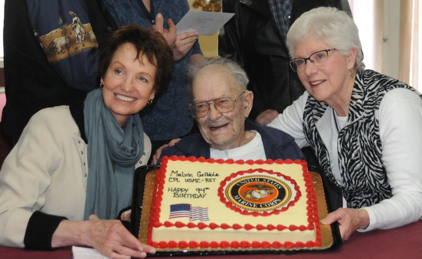 Melvin Gribble celebrates birthday with family, friends
